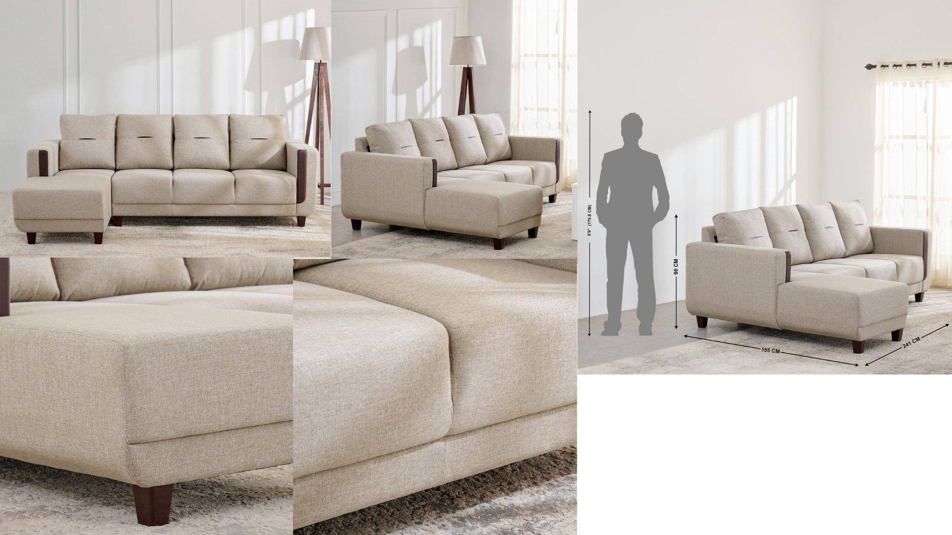 Premium fabric (beige)