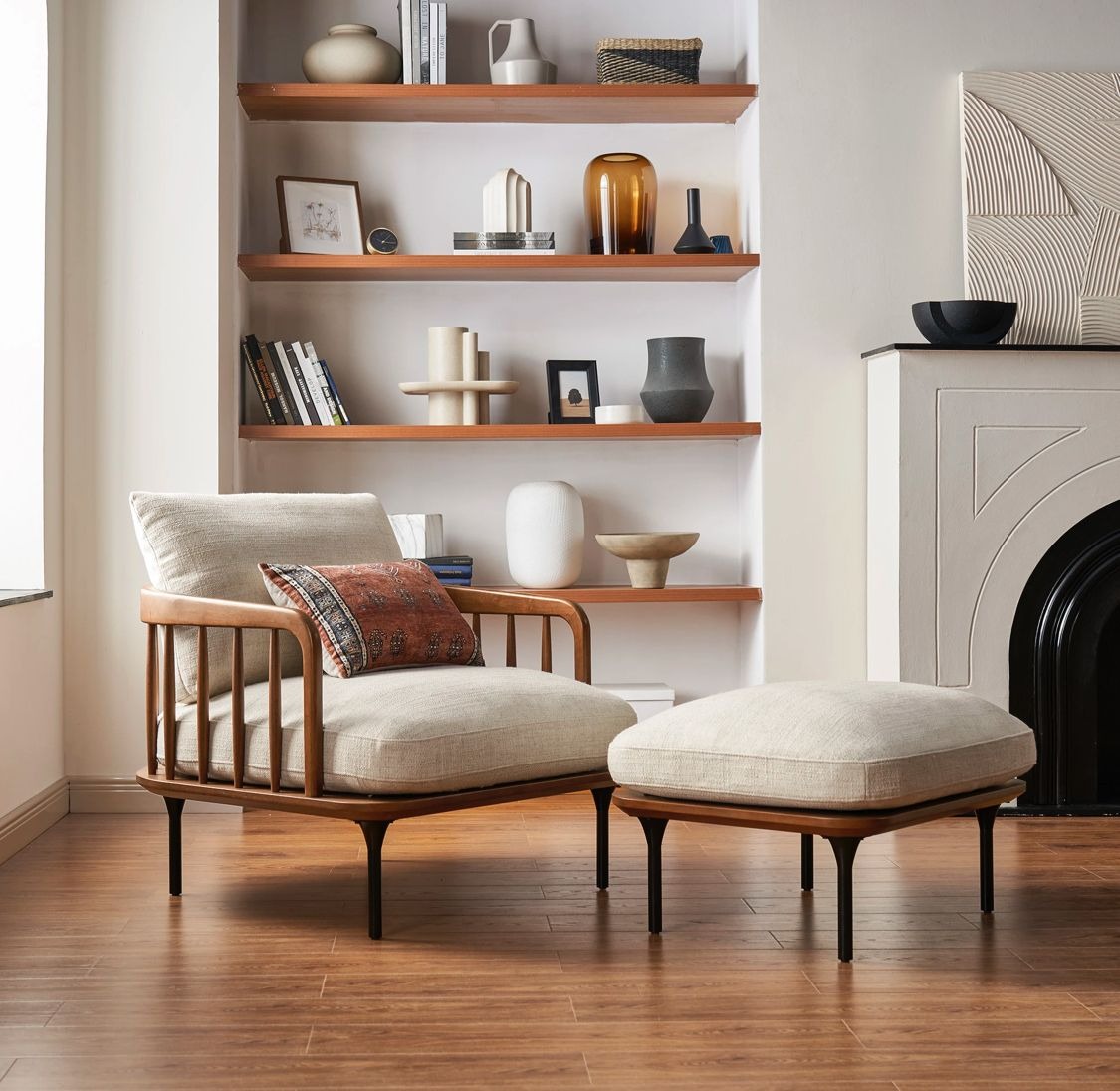 Wing Chair with seater