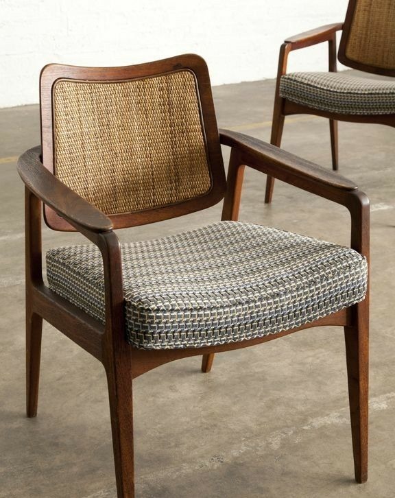 Mid-Century Modern Upholstered Accent Chair